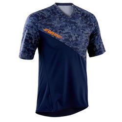 Maglia mtb uomo all mountain azzurra