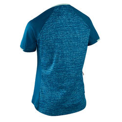 MAILLOT MANCHES COURTES VTT ST 100  FEMME TURQUOISE