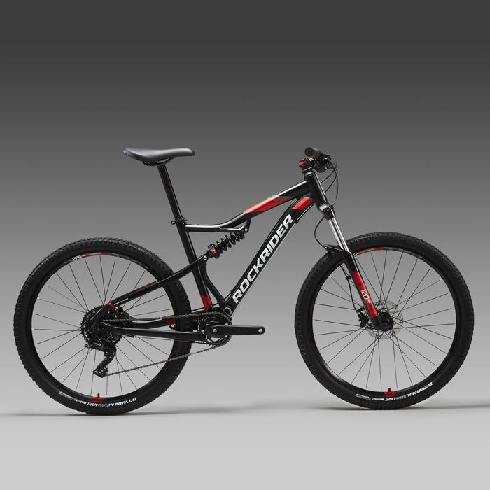 Buy Adult Sport MTB Cycle ST120 Black/ Blue Online Decathlon