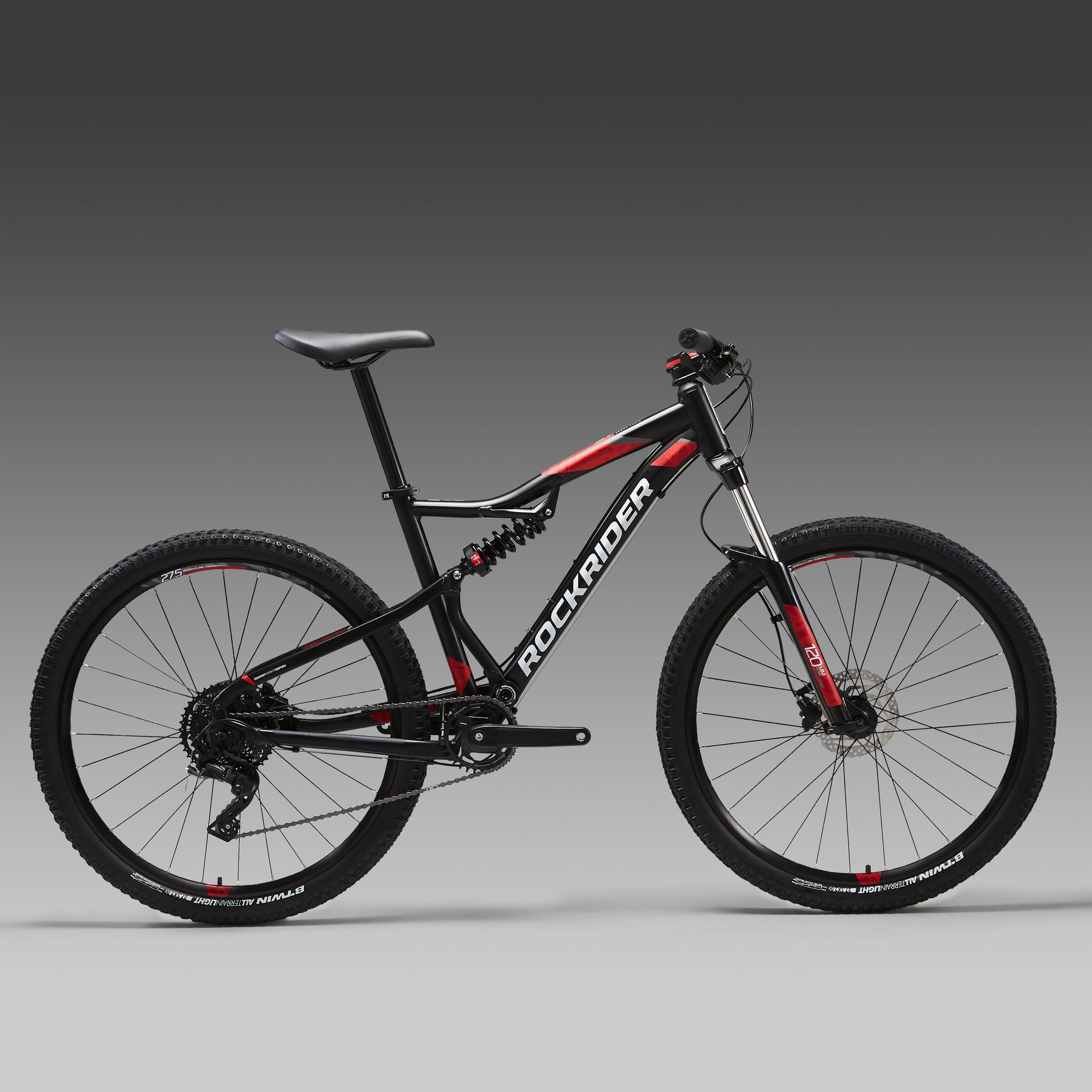 VÉLO VTT ST 530 S NOIR ROUGE 27,5 