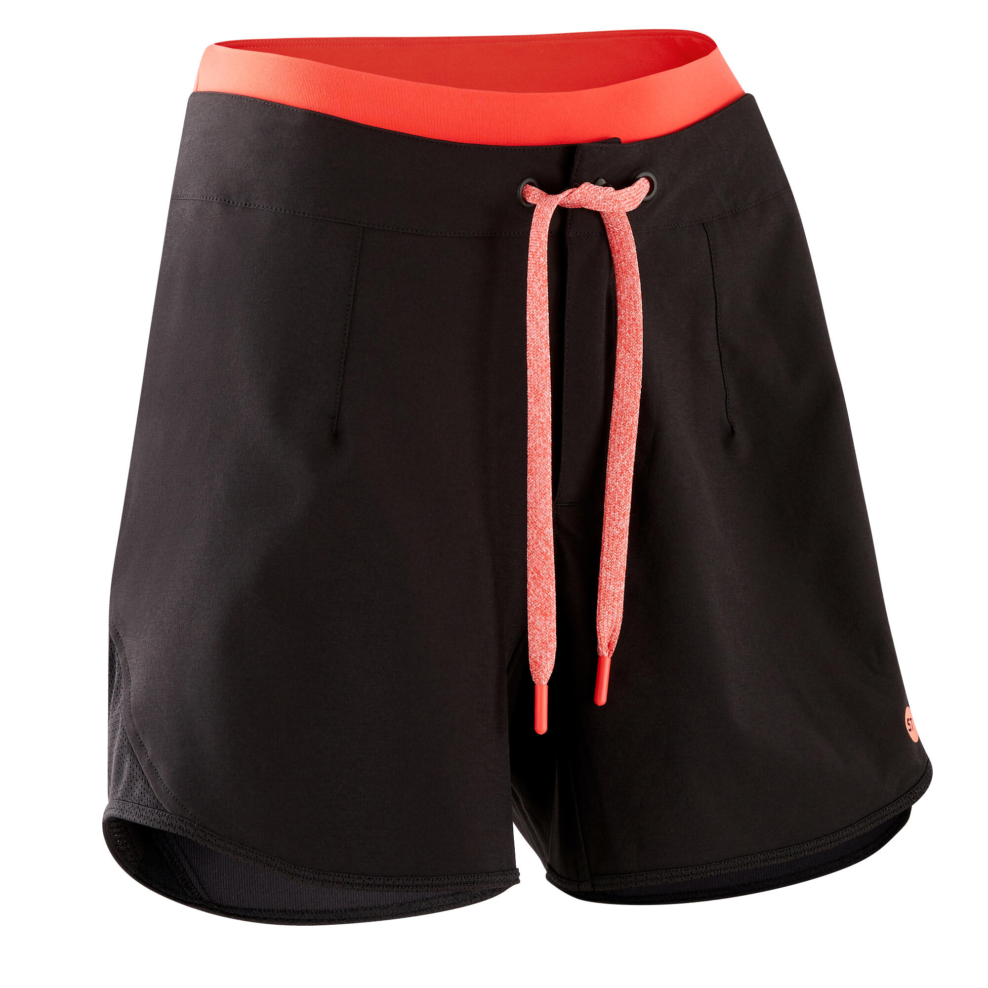 PANTALONETA MUJER CICLISMO DE MONTA A MTB ST 500 NEGRO