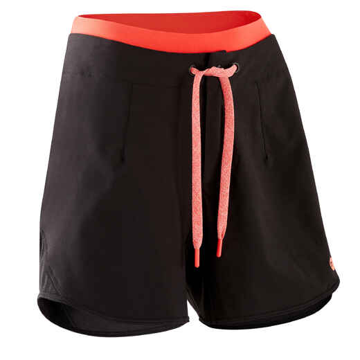 
      SHORT DE CICLISMO MUJER MTB NEGRO ST500
  