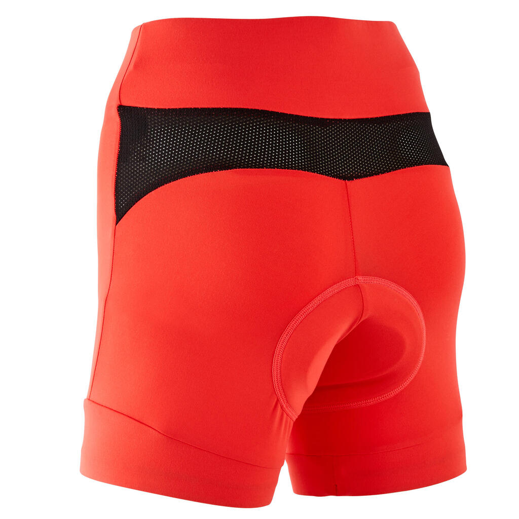 SHORT DE CICLISMO MUJER MTB NEGRO ST500