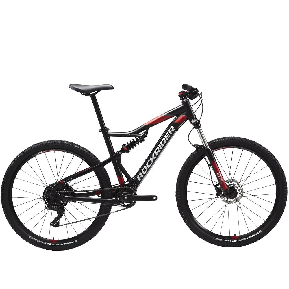 VTT ROCKRIDER ST 530 S NOIR ROUGE
