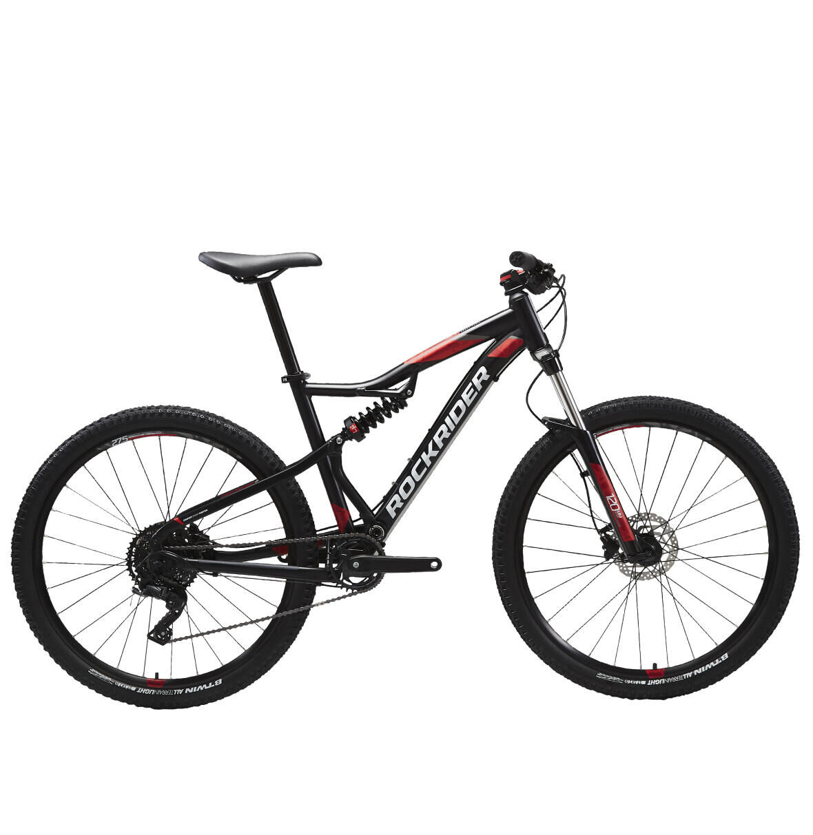 MTB ROCKRIDER ST 530 S SCHWARZ/ROT