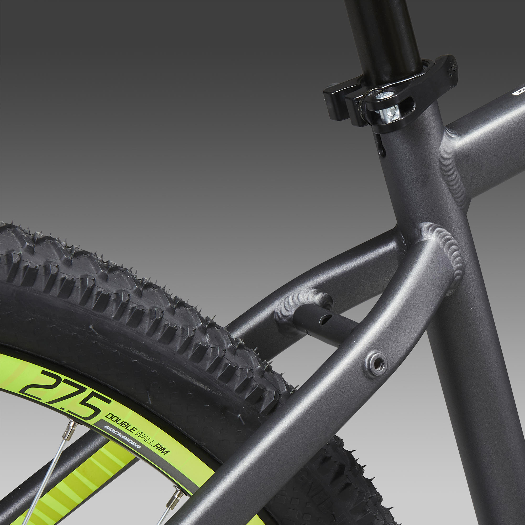 VELO VTT ST 520 V2 GRIS JAUNE 27 5 Decathlon