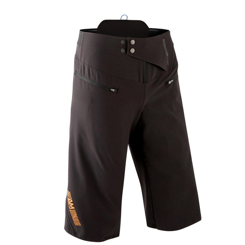 PANTALON CICLISMO MTB ROCKRIDER AM 500 NEGRO