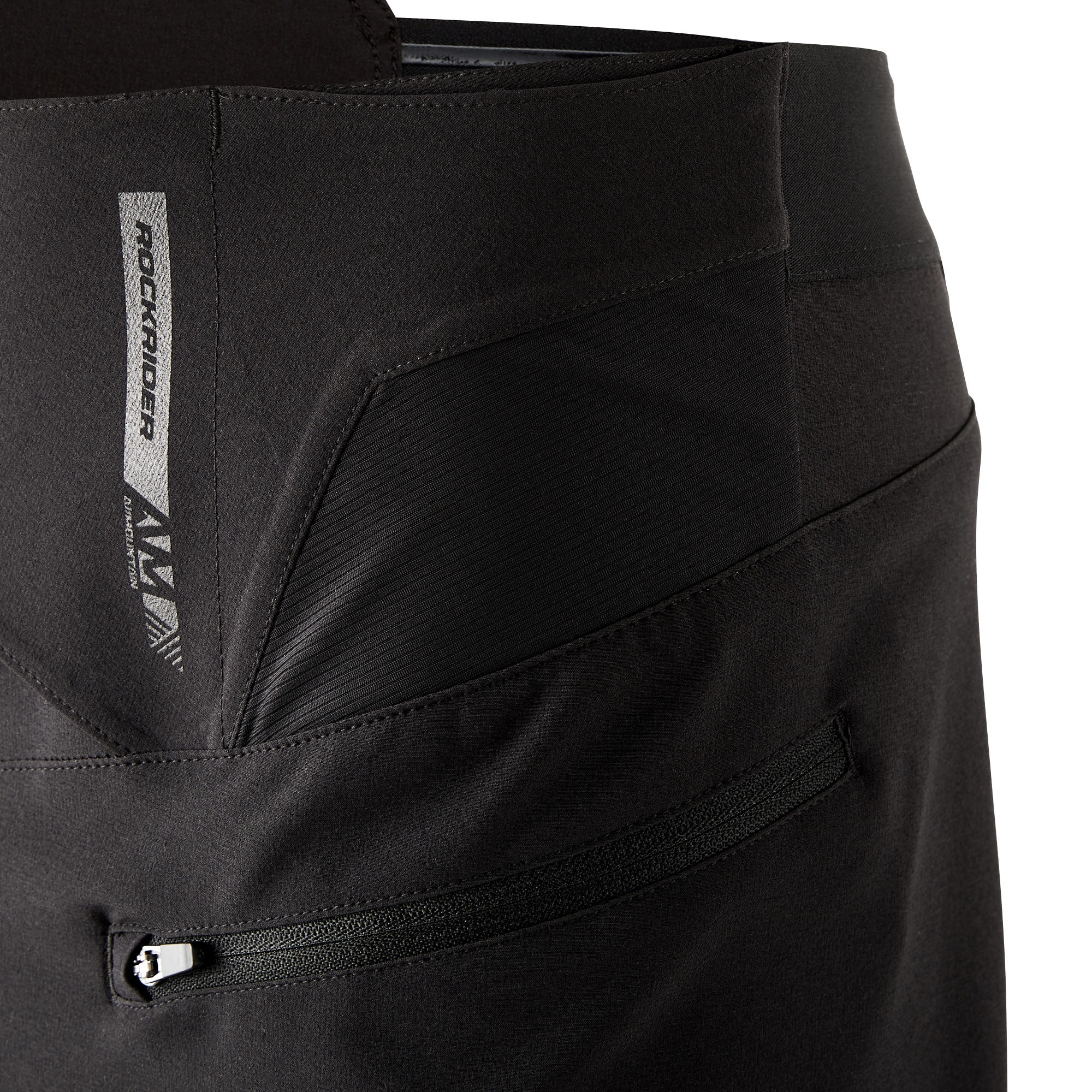 Men Mountain Bike Shorts Rockrider AM Black