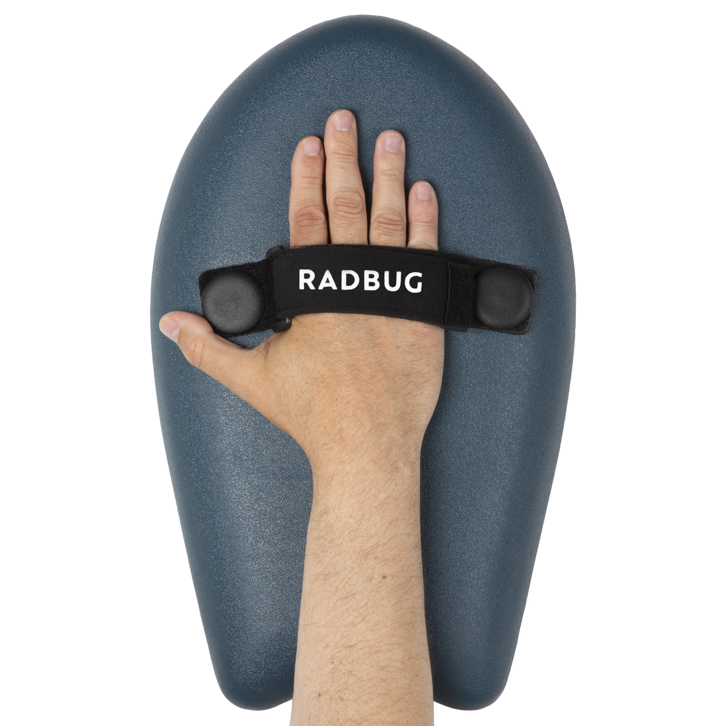 DECATHLON Pádlo na ruku Handplane k bodysurfu 100 modré bez · záber 7