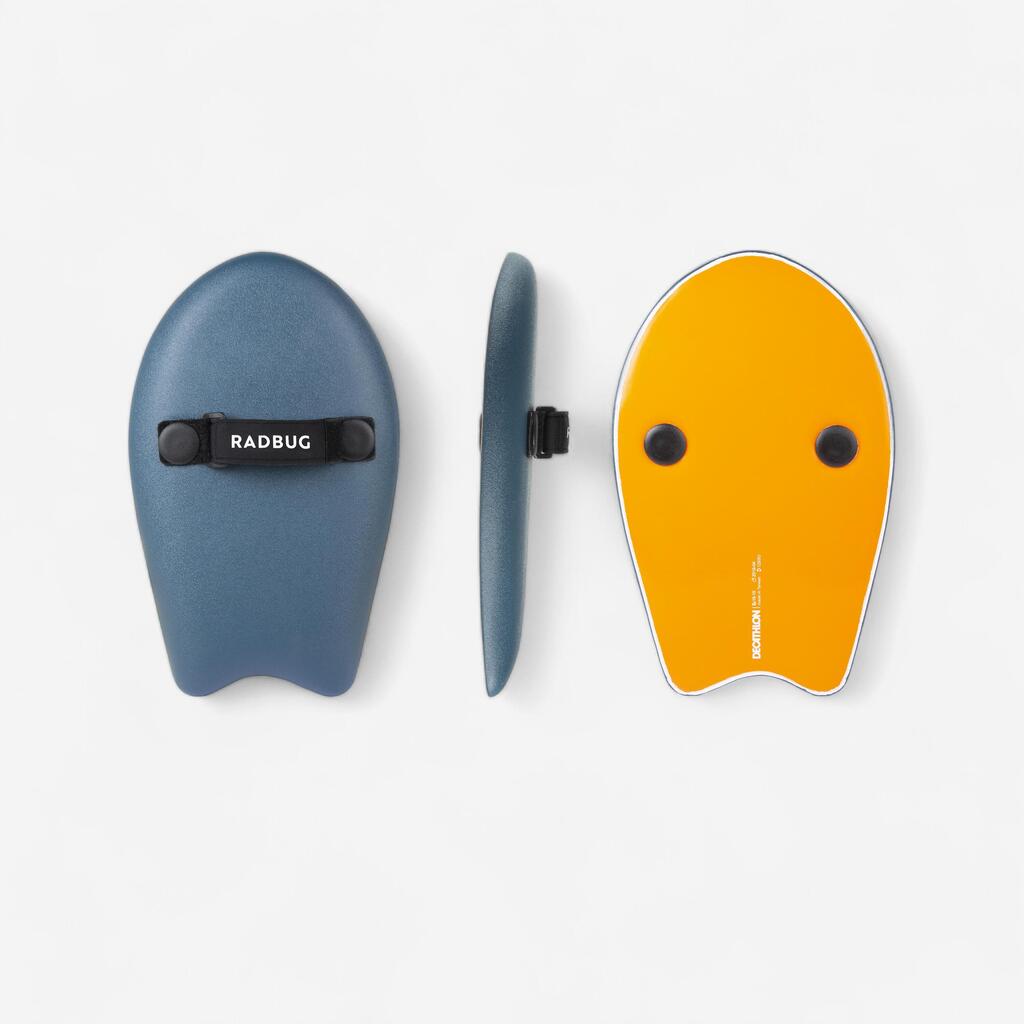 Pádlo na ruku Handplane k bodysurfu 100 modré