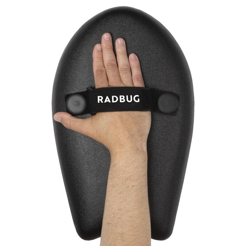 Handplane bodysurf 100 zwart