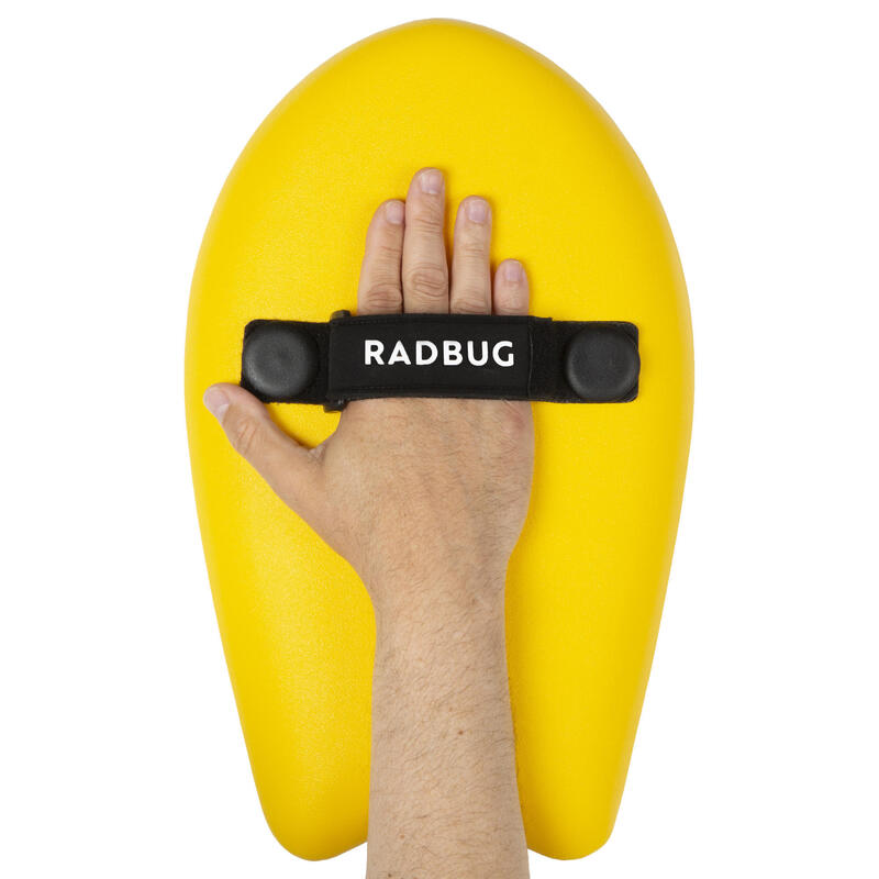 Prancha Handplane de Bodysurf 100 Amarelo