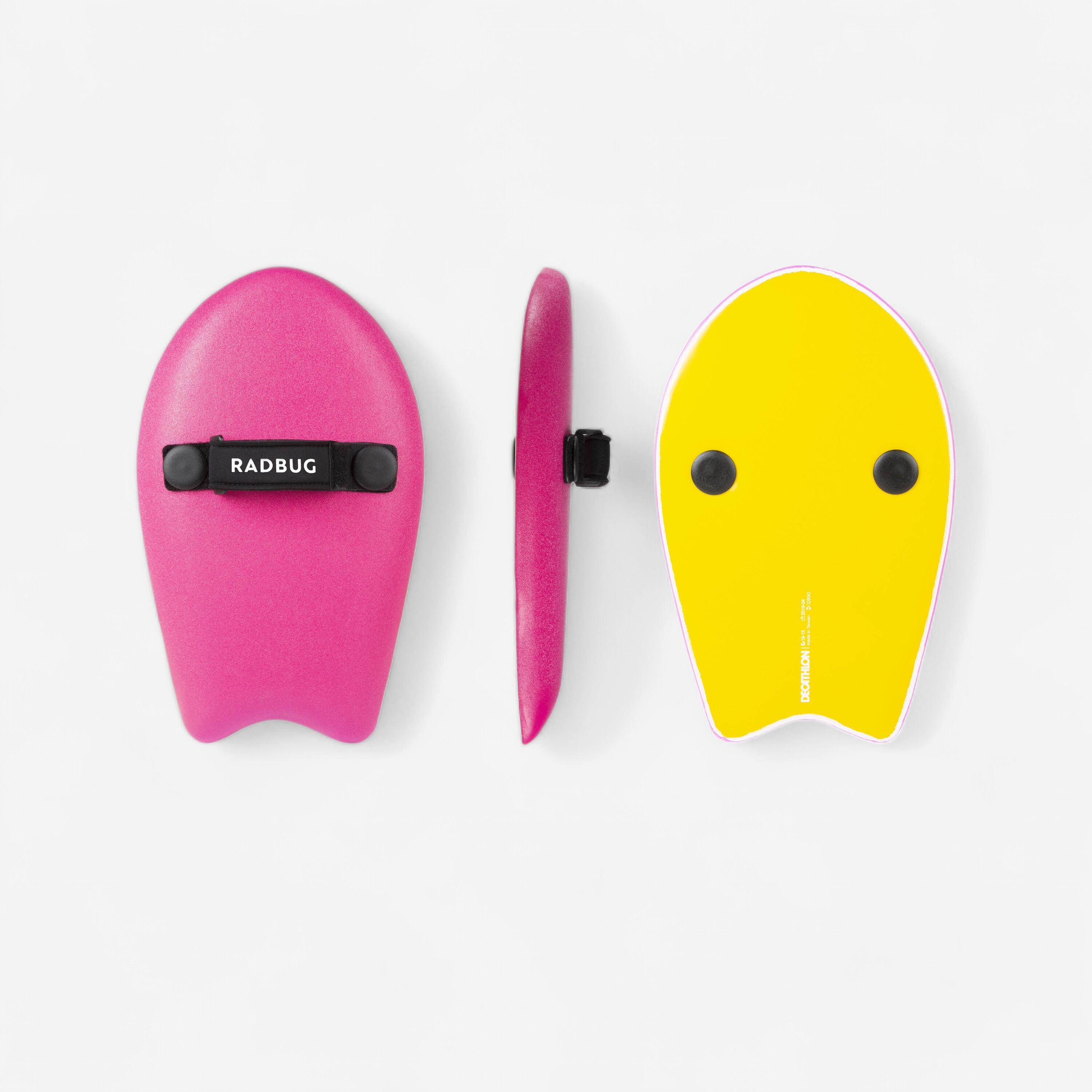 Bodysurfing Handplane board 100 pink 1/8