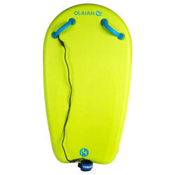Bodyatu Kids' Bodyboard M with Handles and Leash - Green