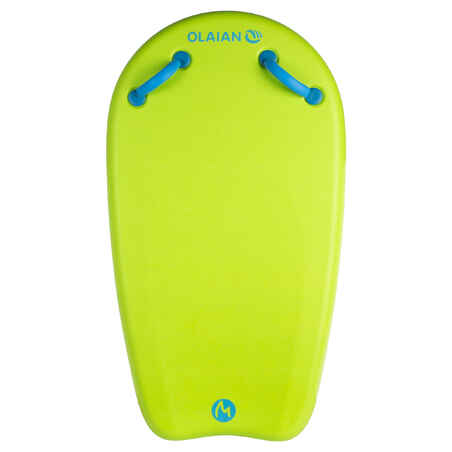 Bodyatu Kids' Bodyboard M with Handles and Leash - Green