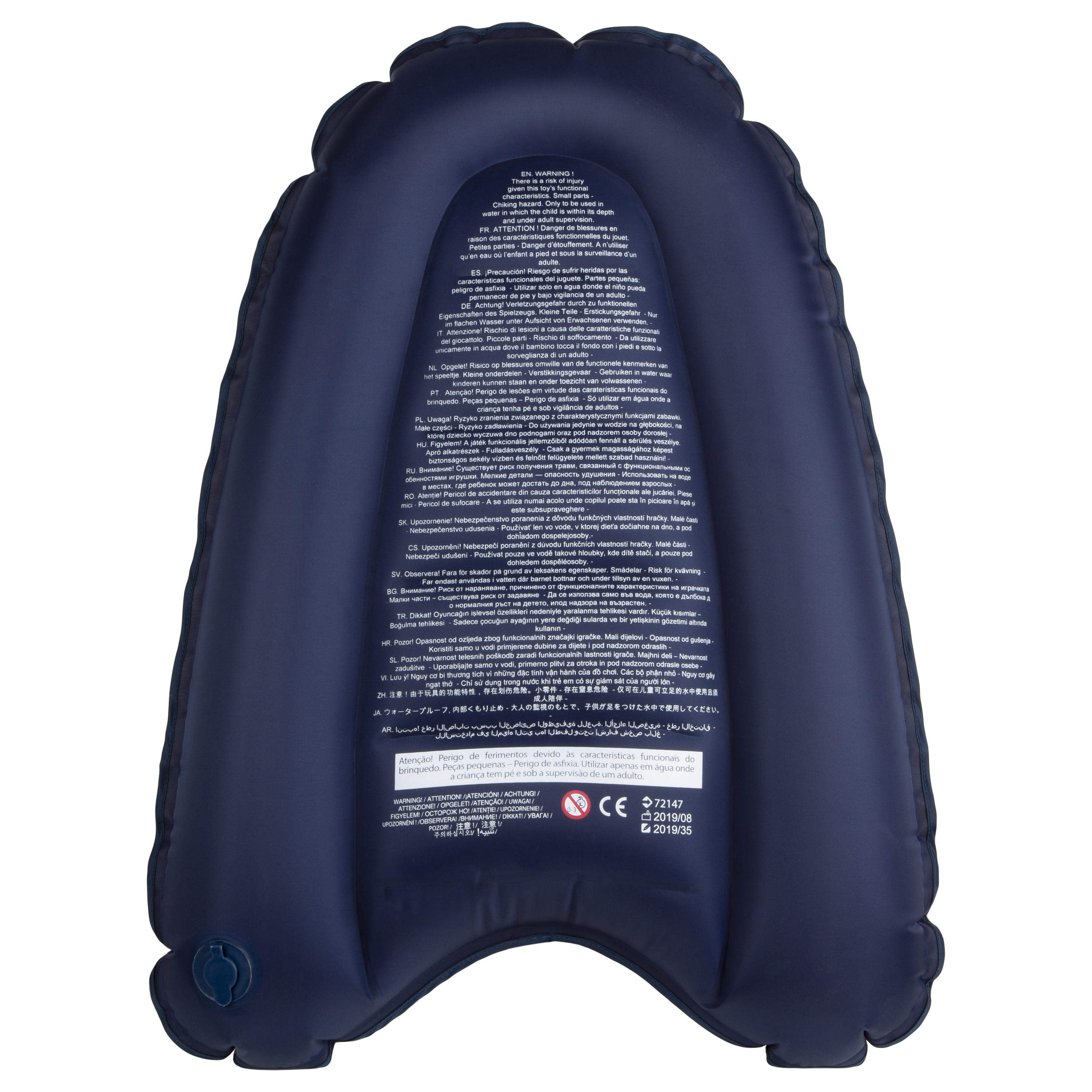 Opblaasbaar bodyboard voor kinderen Discovery roze 4-8 jaar (15-25 kg) 13/26