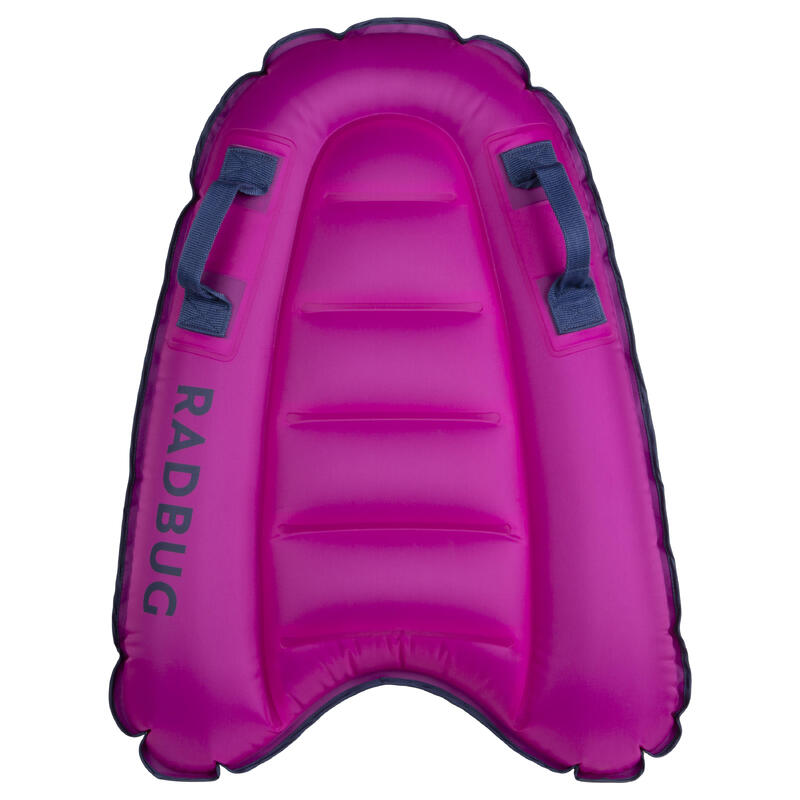 Bodyboard enfant DISCOVERY gonflable rose 4 ans-8 ans (15-25Kg)