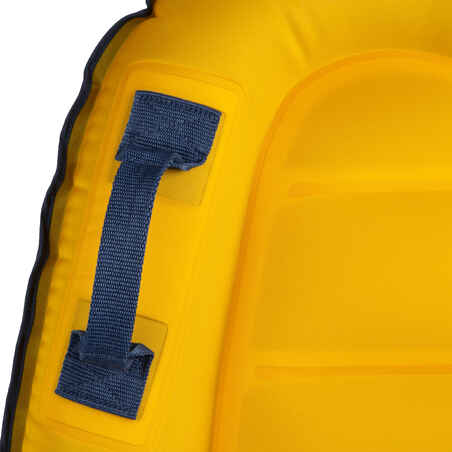 Bodyboard Einsteiger aufblasbar Kinder 4–8 Jahre (15–25 kg) gelb