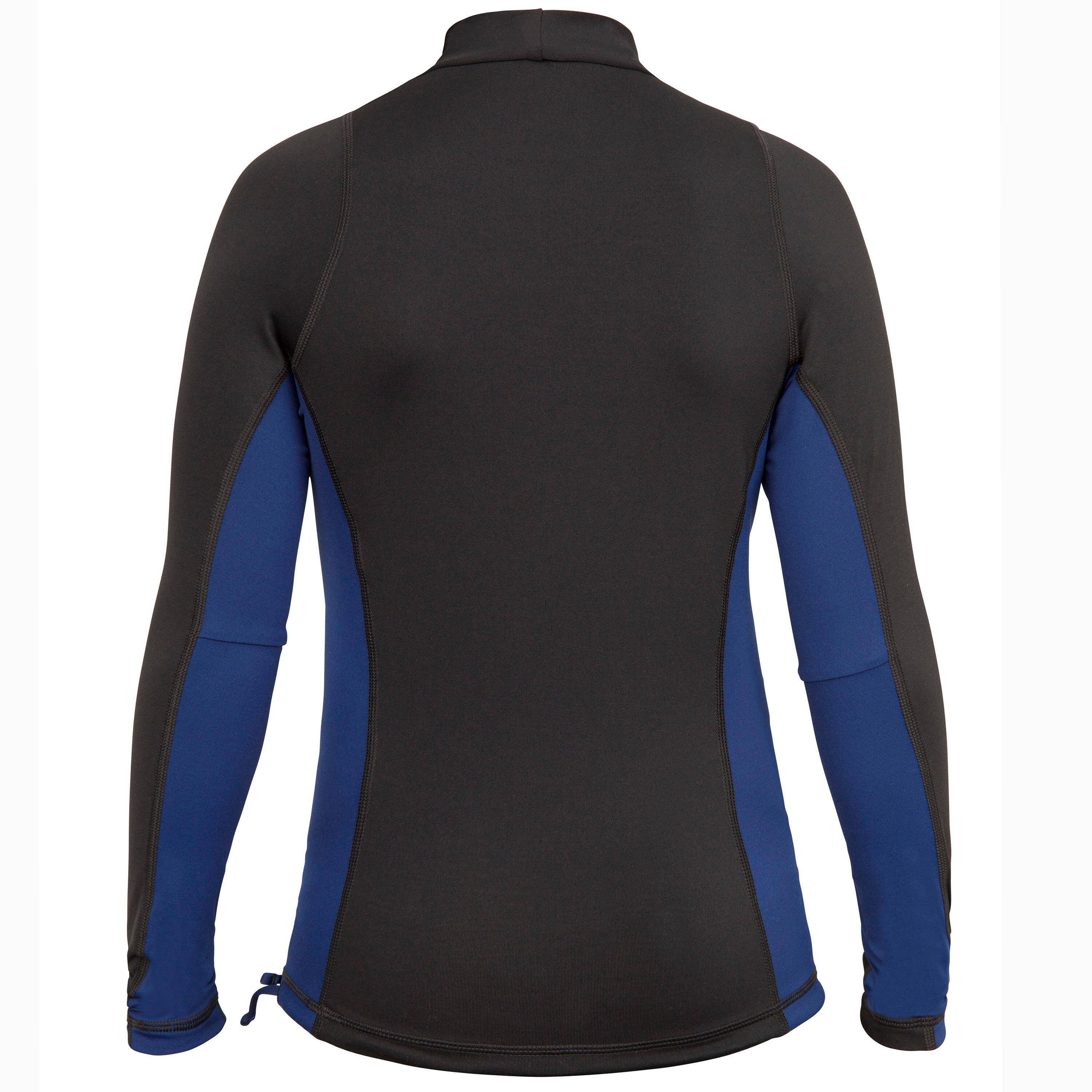 Kids Surfing UV Rash Guard 500 Long Sleeve Black -  3