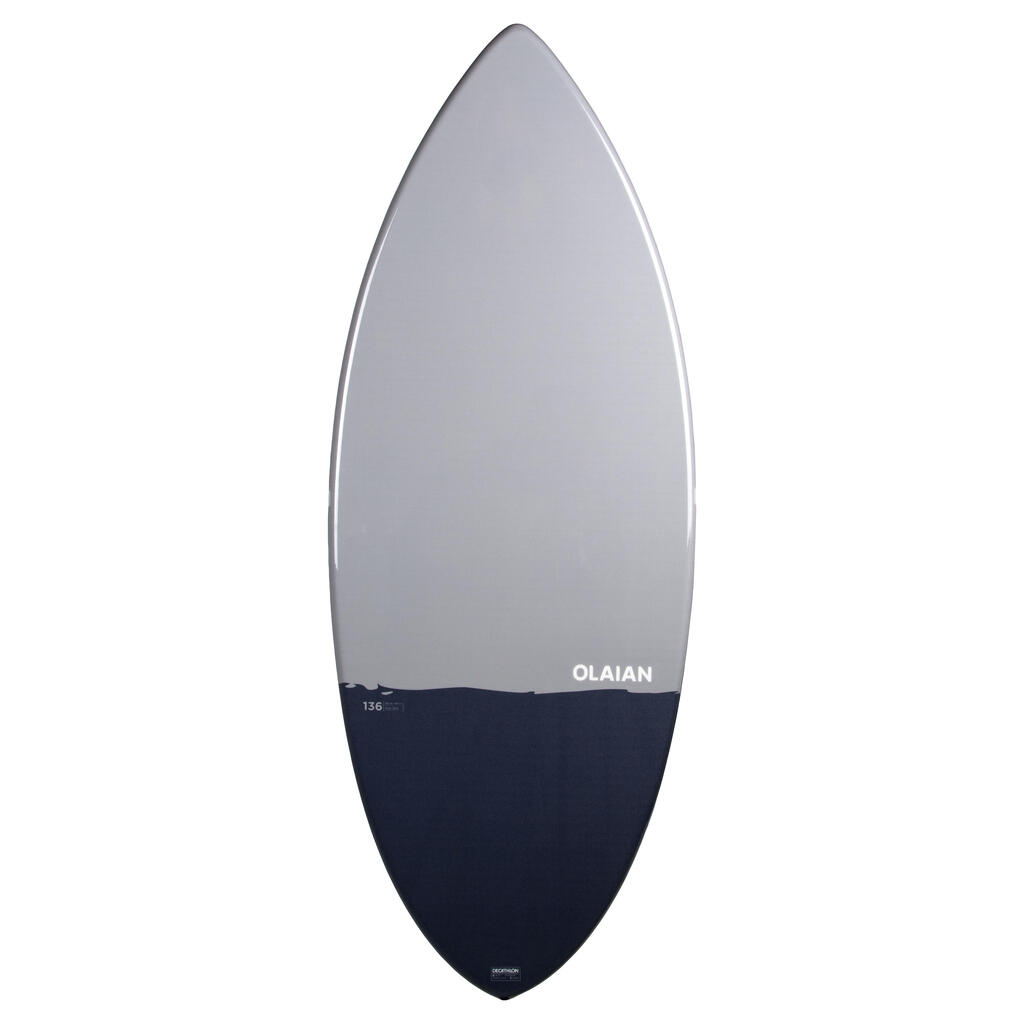 Adult Fibre Skimboard 900 Composite fibre blue grey