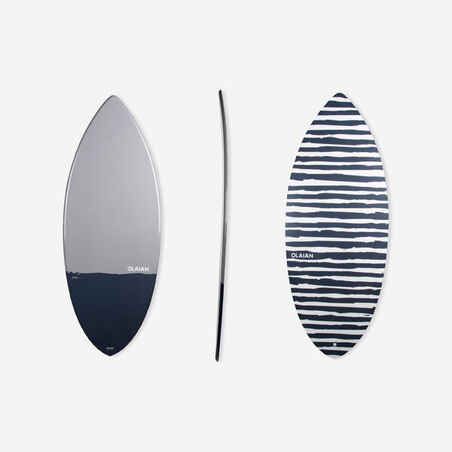 Adult Fibre Skimboard 900 Composite fibre blue grey