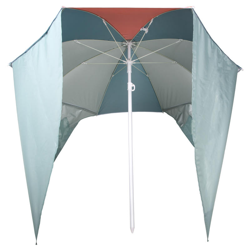 Parasol Beach Umbrella 2 Person UPF50+ PARUV Windstop turquoise blue