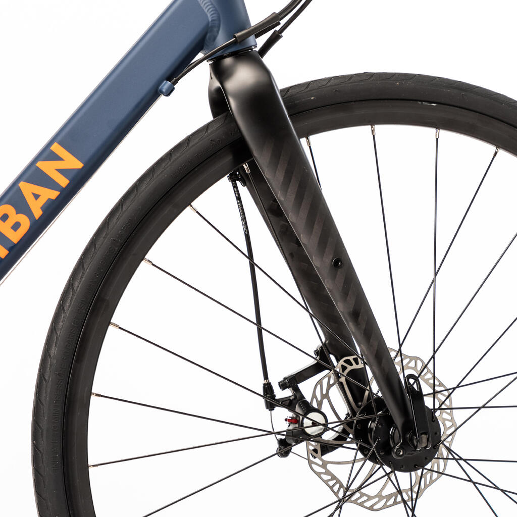 Teget-narandžasti drumski bicikl s ravnom šipkom RC120 DISC