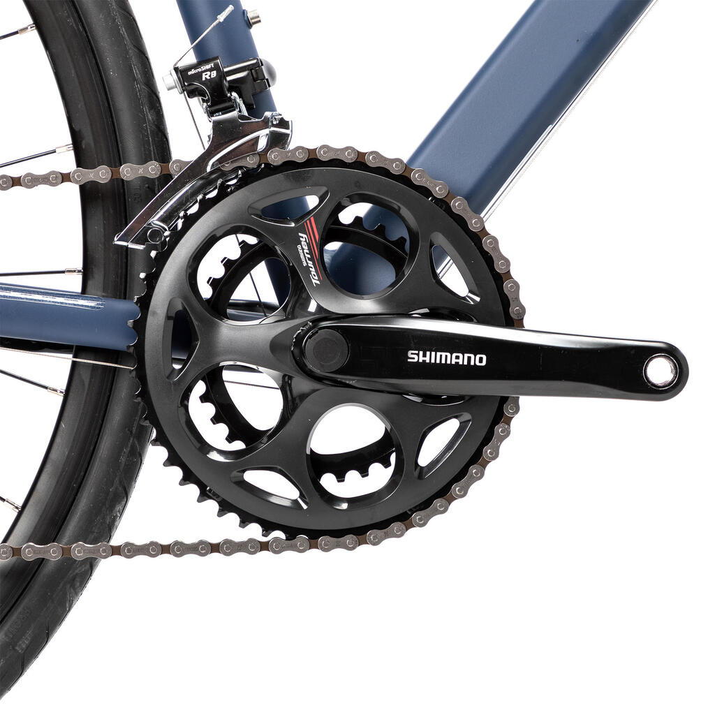 Teget-narandžasti drumski bicikl s ravnom šipkom RC120 DISC