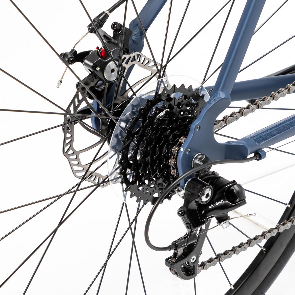 Teget-narandžasti drumski bicikl s ravnom šipkom RC120 DISC