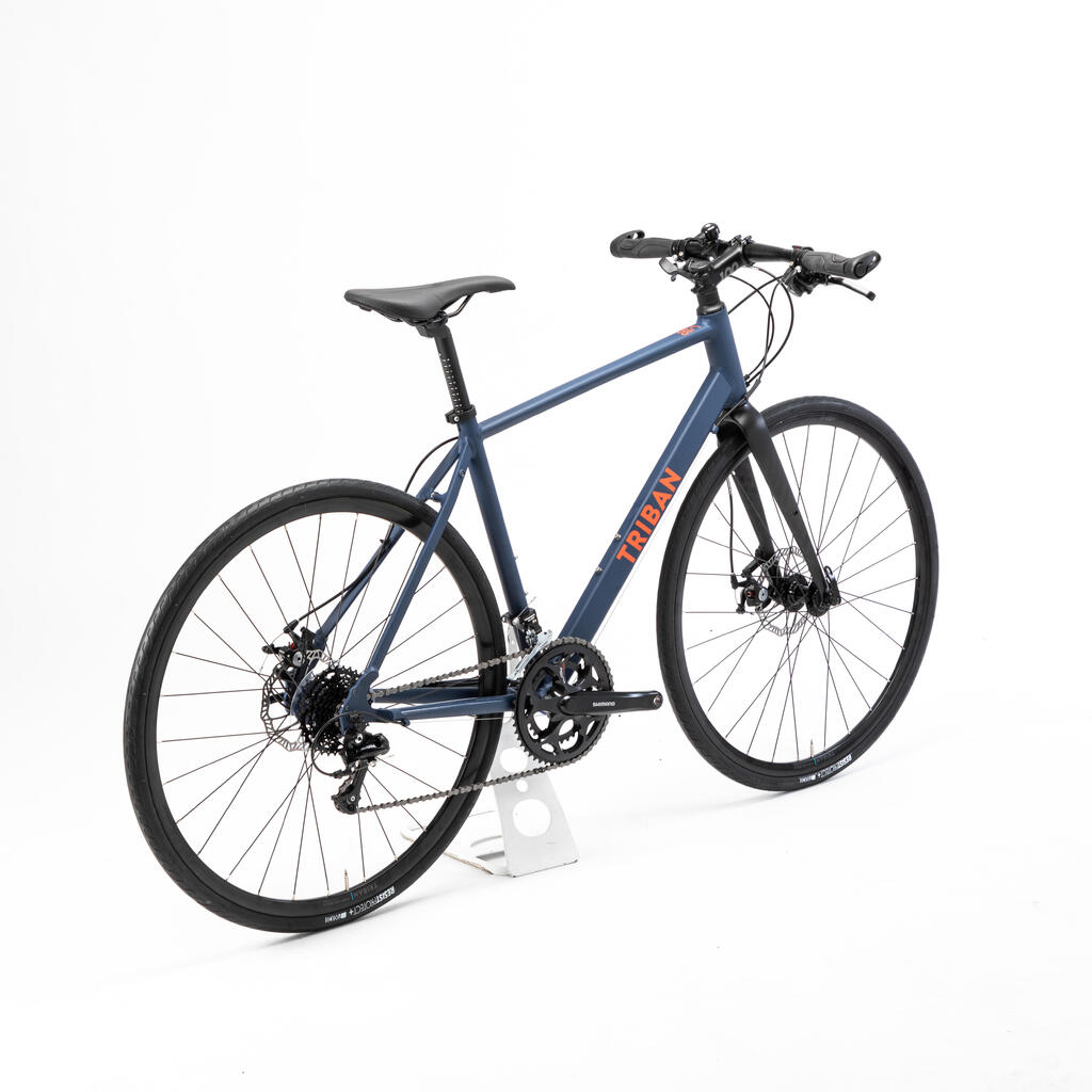 Teget-narandžasti drumski bicikl s ravnom šipkom RC120 DISC