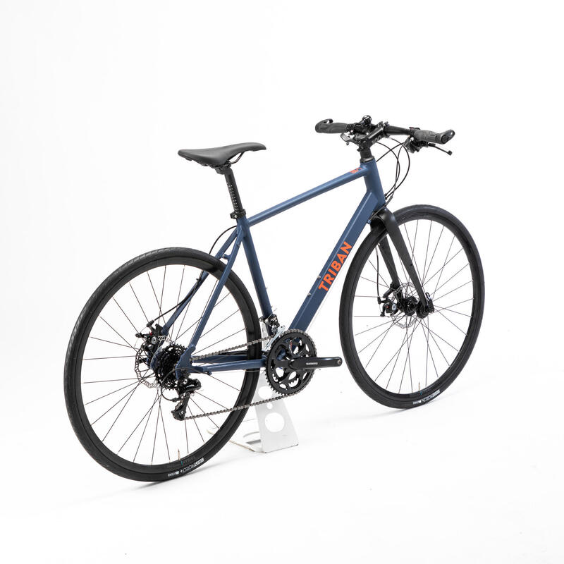 Bicicletă de șosea RC120 Disc Albastru-Portocaliu 