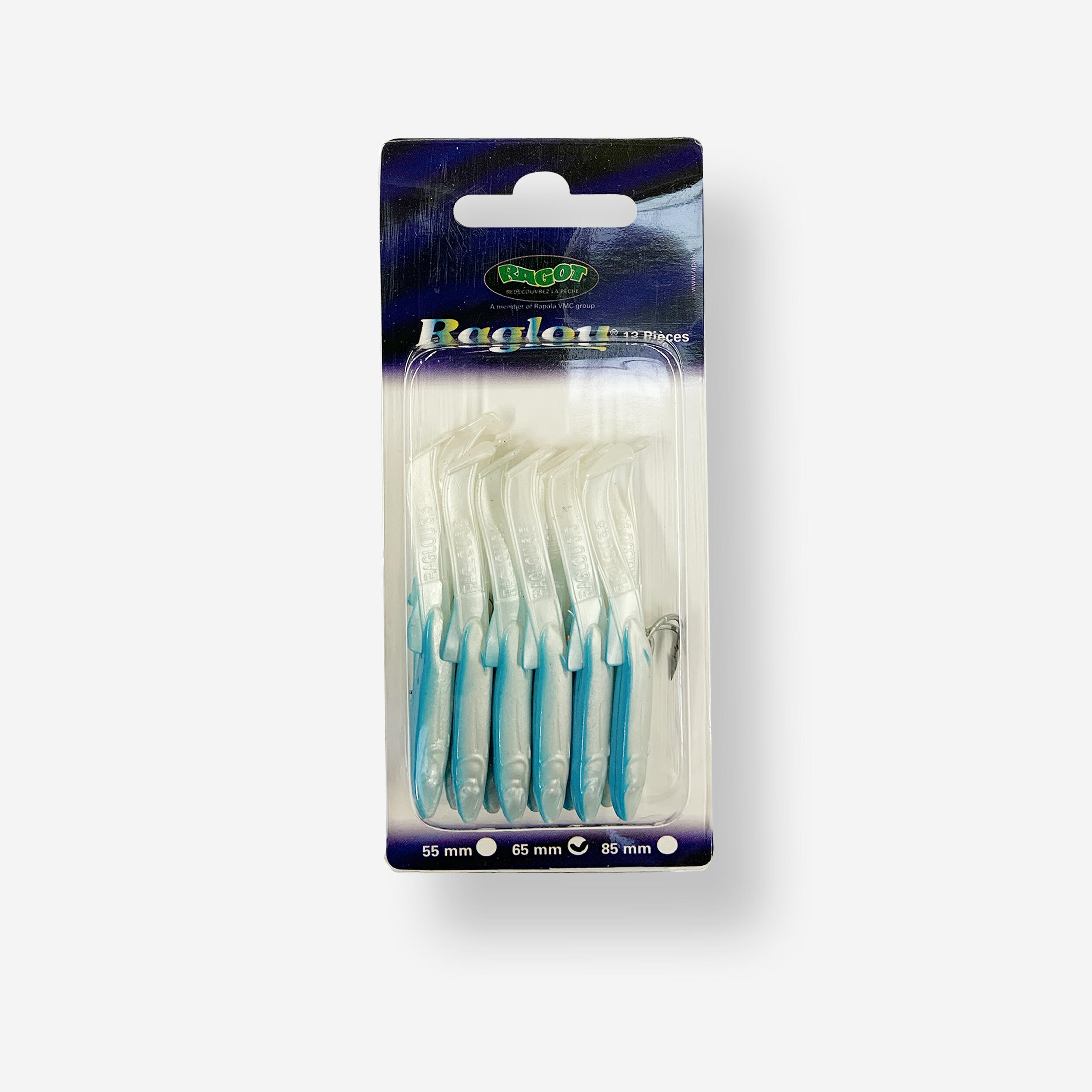 Ragot - Leurre Raglou Pearl Bleu 8.5cm X12 Pêche En Mer - Leurre - Peche - - 5cm - Decathlon