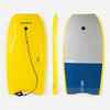 Tabla de Bodyboard con leash para la muñeca Olaian100 amarillo