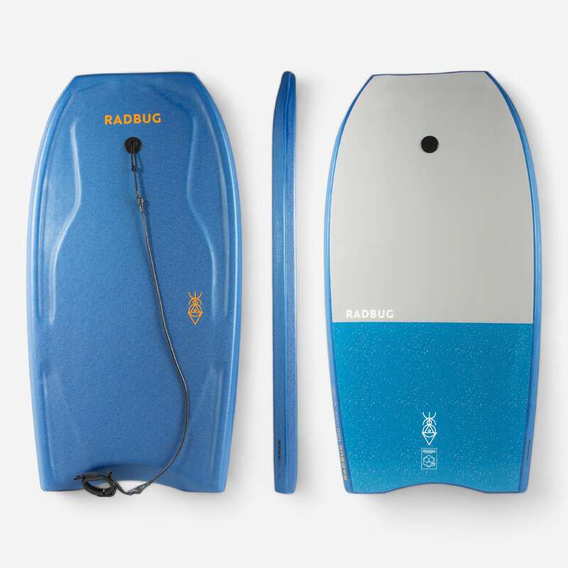 RADBUG Bodyboard 100 Blue with wrist leash Decathlon