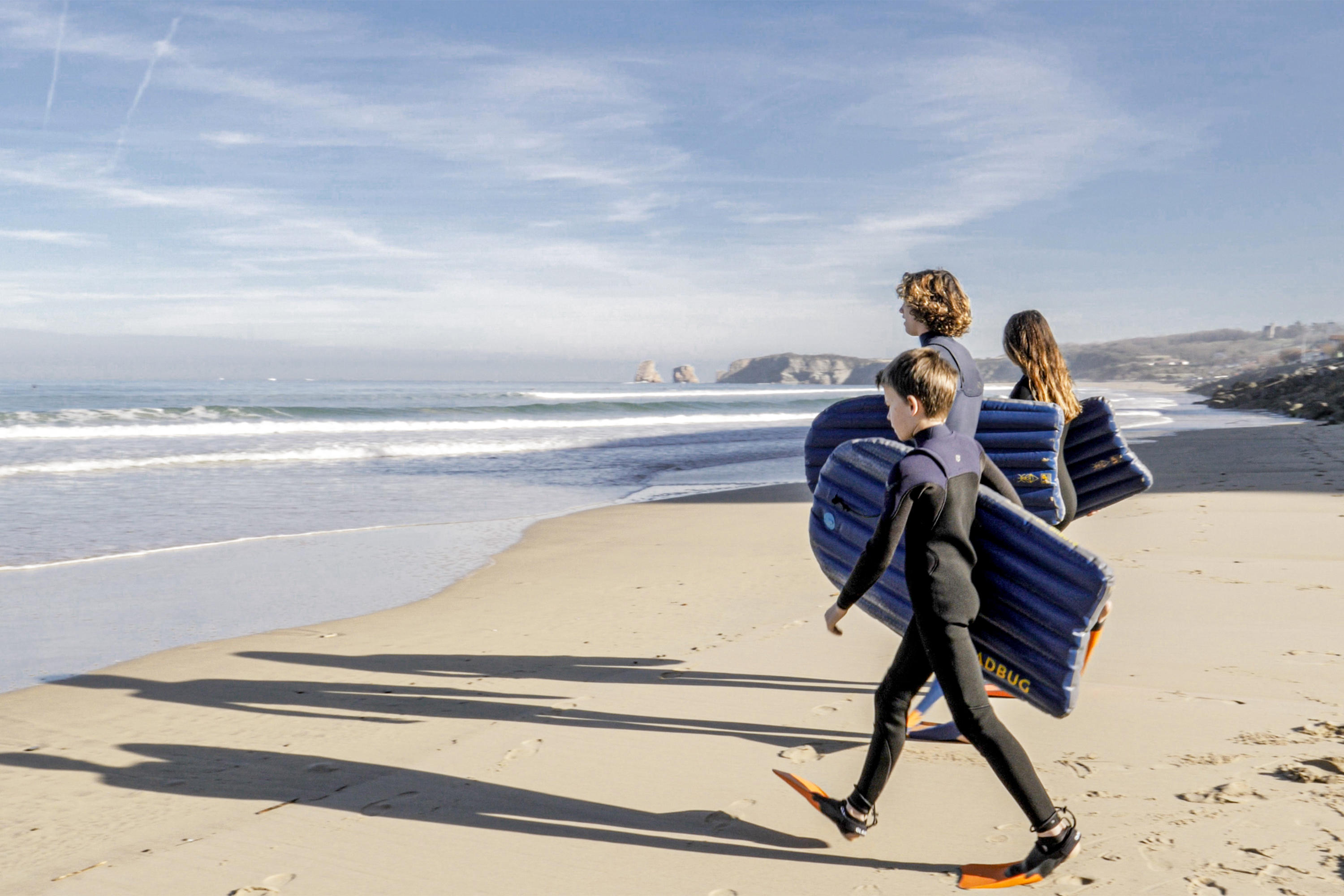 Bodyboard vinnen 100 oranje 8/8