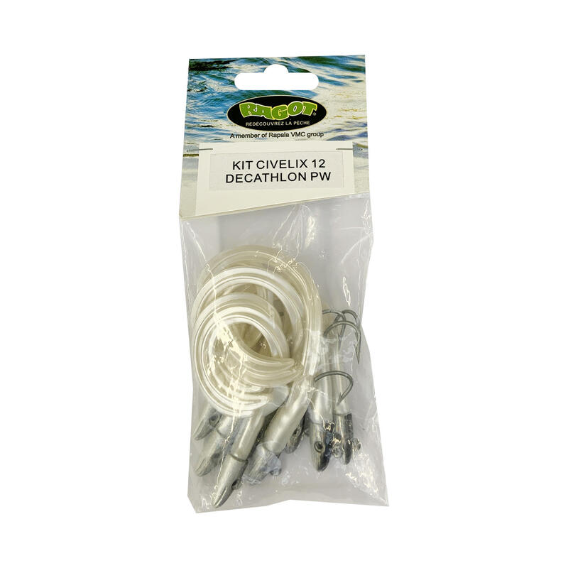 Balıkçılık Sahte Yem Seti - X8 - 12 Cm - Sedef Rengi - Civelix