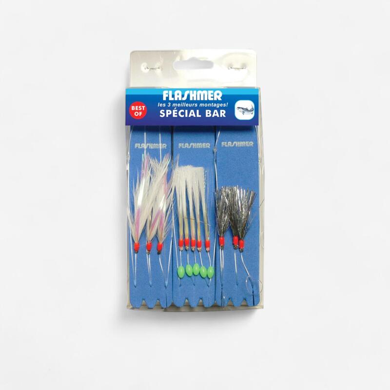 BEST OF Bass x3 sea fishing leader FLASHMER Decathlon