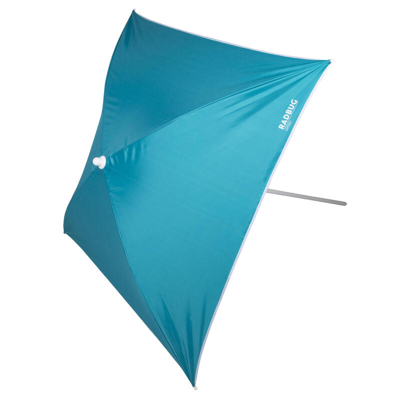 Parasol de plage carré PARUV 125 bleu UPF50+ 1,5 places RADBUG | Decathlon