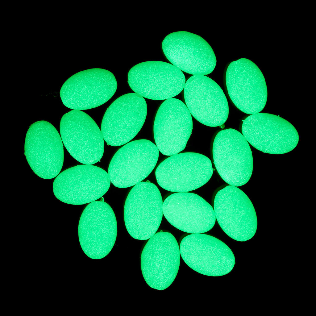 Fosforescentne meke perle za ribolov s obale 5 mm
