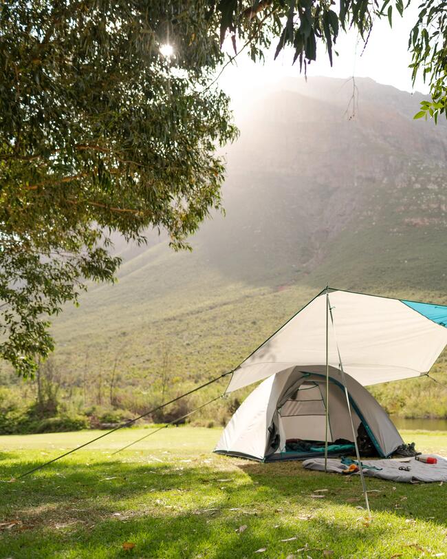 Spacious storage and a wet gear porch