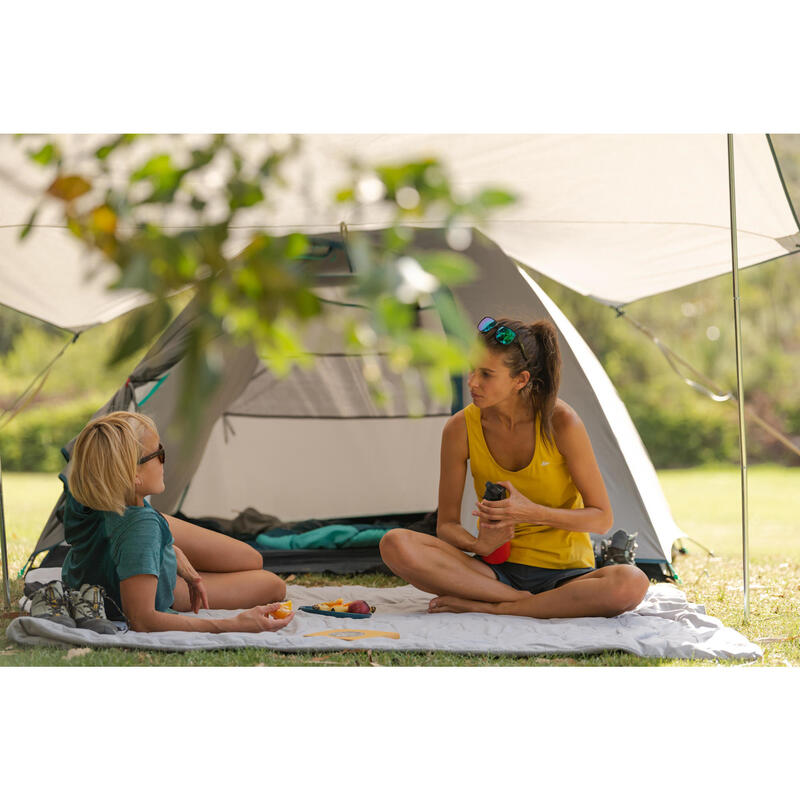 Cort de camping 3 locuri, MH100 gri