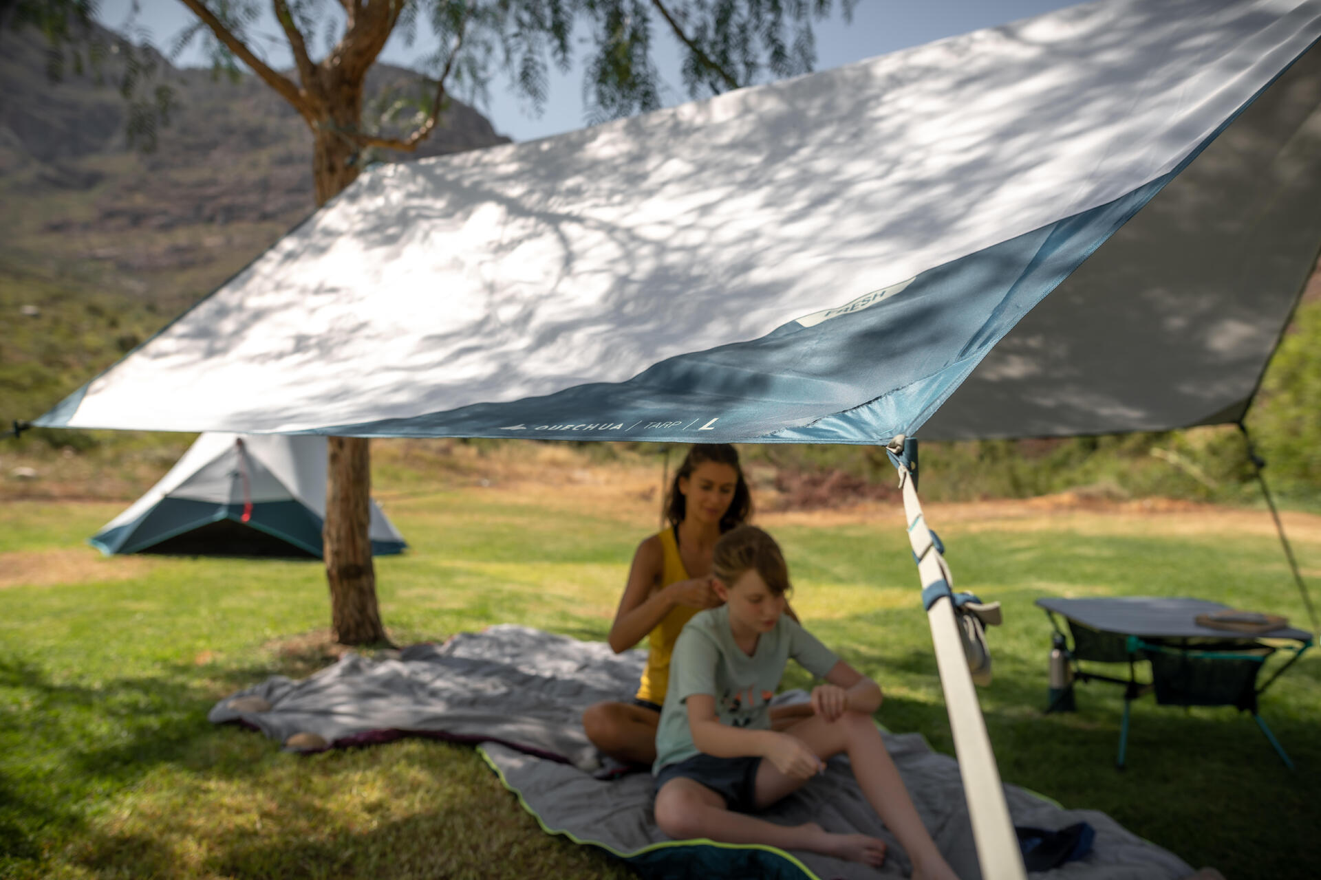Tarp camping