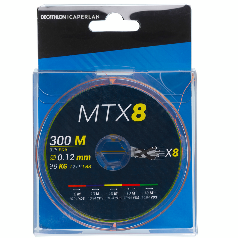 Stork HDx8, 8-Corde Ligne De Pêche Tressée Prime 300m