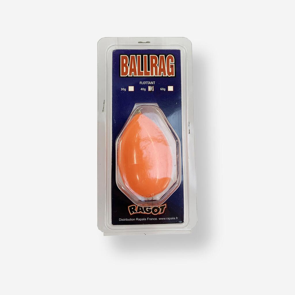 Narandžasti plovak za morski ribolov BALLRAG 40 g
