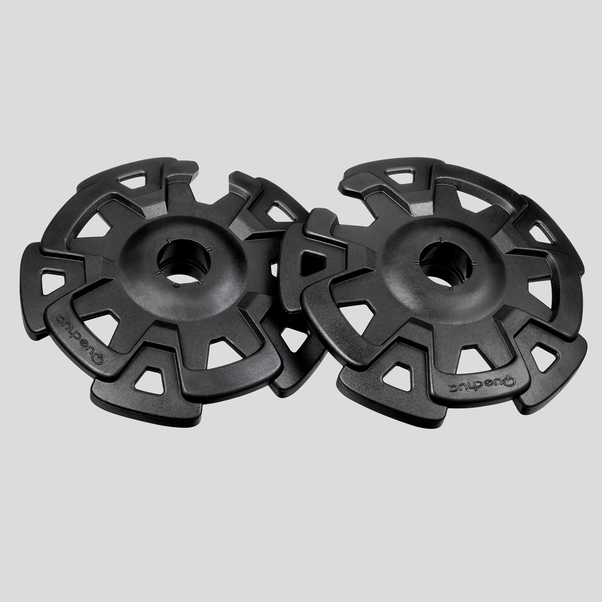 Winter Hiking Pole Baskets black Forclaz Decathlon