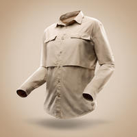 Chemise manches longues de Trekking désert anti-UV - DESERT 900 homme beige