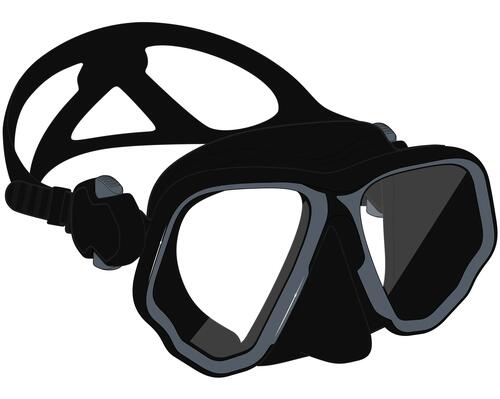 How do you change the strap on your scuba diving mask?