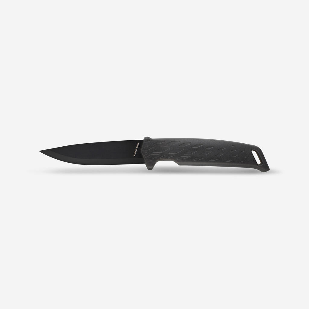 Medību nazis ar fiksētu asmeni “Sika 100”, melns spals