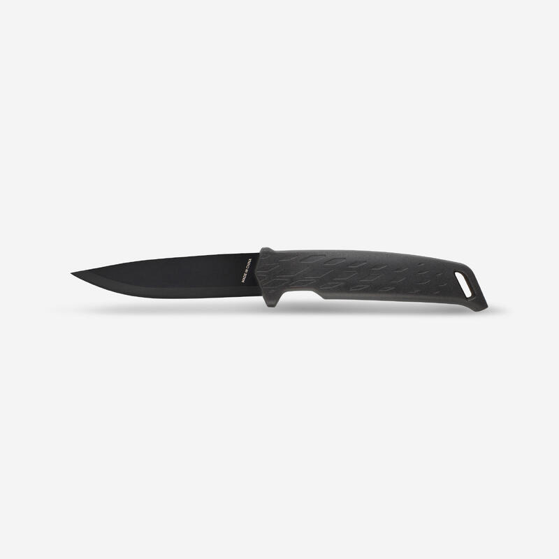 Coltello caccia fisso 10 cm GRIP SIKA 100 nero