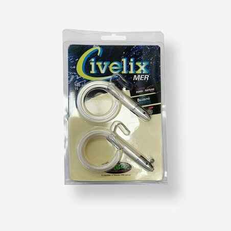 Civelix 16cm pearl x2 sea fishing lure